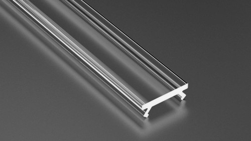 Klosz do profilu LED LUMINES SLIM transp. 3 m