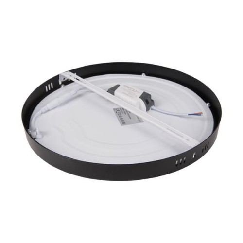 Panel LED natynkowy okrągły 24W Proma 4000K czarny