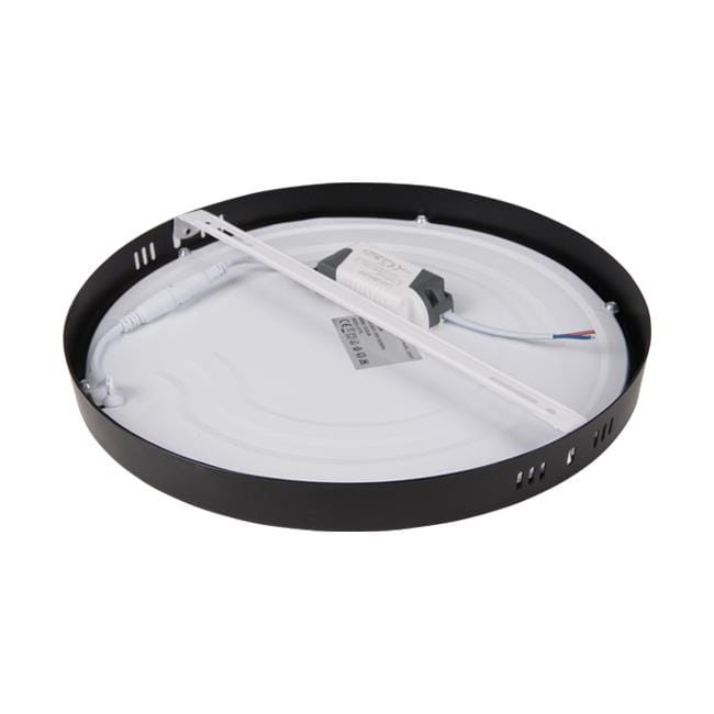 Panel LED natynkowy okrągły 24W Proma 4000K czarny