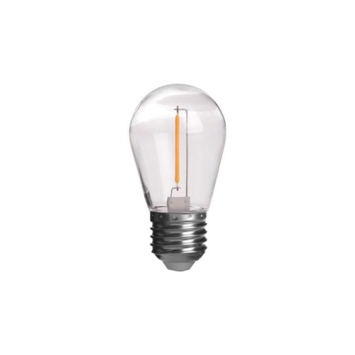 Żarówka LED E27 Filament ST14 2700 1W PC