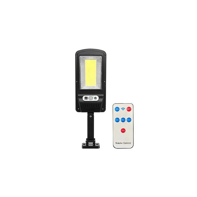 Lampa LED solarna slim COB czujnik PIR pilot uchwyt