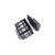 Lampa LED solarna kinkiet płomień