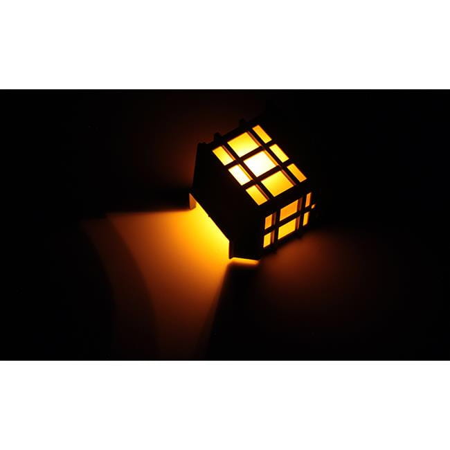 Lampa LED solarna kinkiet płomień