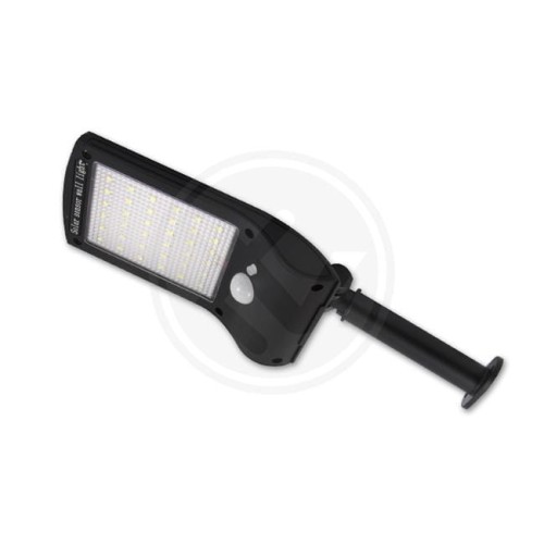Lampa LED solarna slim 36xSMD czujnik PIR + uchwyt