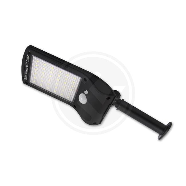 Lampa LED solarna slim 36xSMD czujnik PIR + uchwyt
