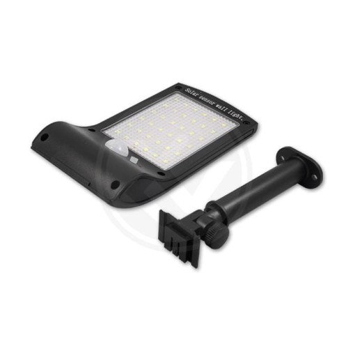 Lampa LED solarna slim 36xSMD czujnik PIR + uchwyt