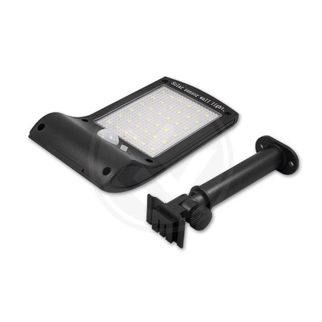 Lampa LED solarna slim 36xSMD czujnik PIR + uchwyt