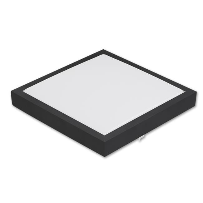 Panel LED natynkowy kwadrat 12W Proma 4000K czarny