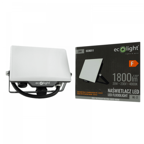 Naświetlacz LED NL-2 20W 4000K 1800lm IP65