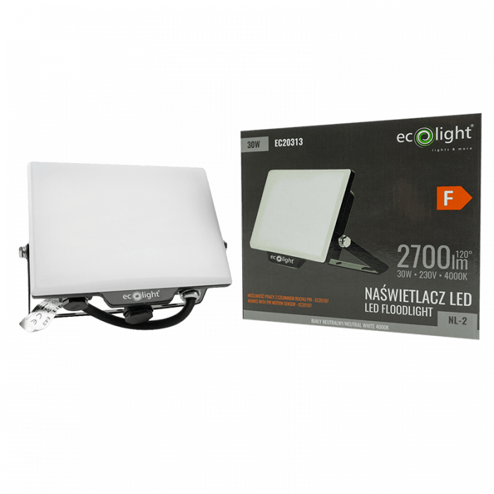 Naświetlacz LED NL-2 30W 4000K 2700lm IP65