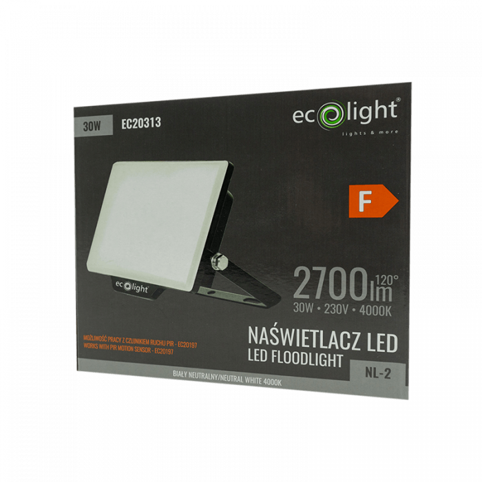 Naświetlacz LED NL-2 30W 4000K 2700lm IP65