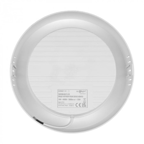Downlight natynkowy okrąg 18W 4000K biały