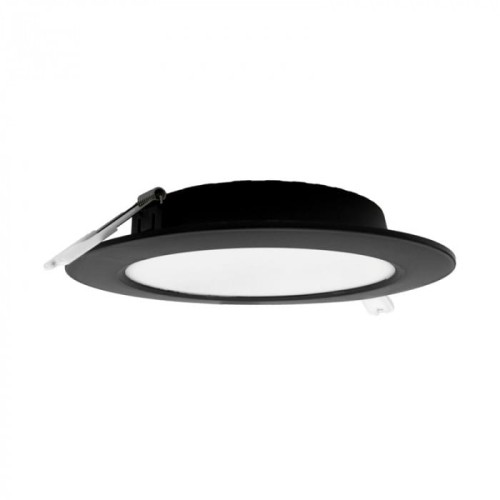 Downlight podtynkowy okrąg 12W 4000K czarny