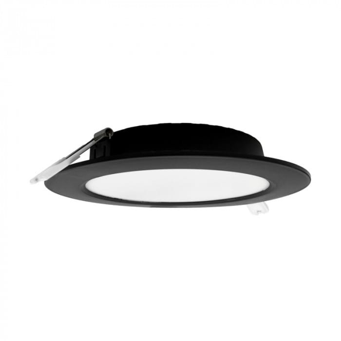 Downlight podtynkowy okrąg 12W 4000K czarny