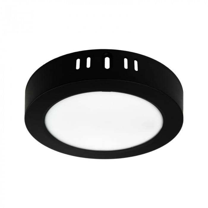 Downlight natynkowy okrąg 12W 4000K czarny