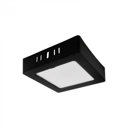 Downlight natynkowy kwadrat 6W 4000K czarny