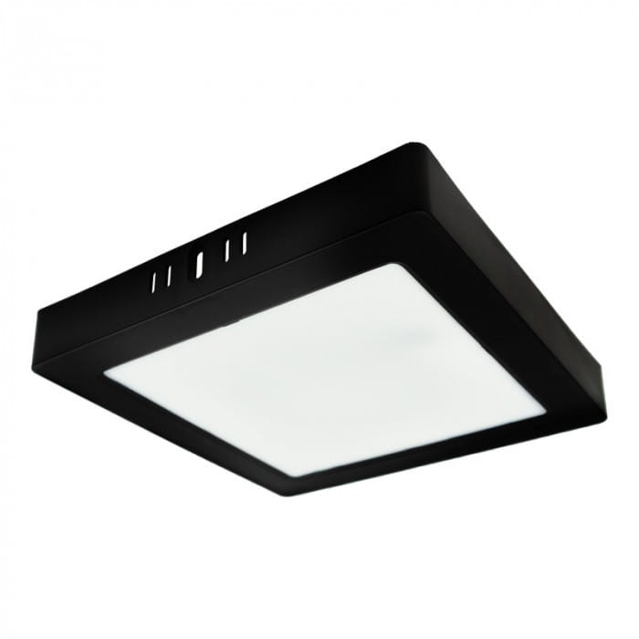 Downlight natynkowy kwadrat 18W 4000K czarny