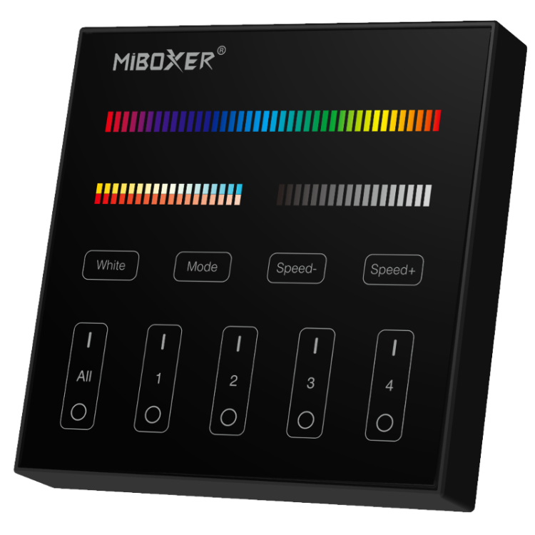 Mi Boxer PANEL NATYKOWY RF 2.4G 4 STREFY RGBCCT-B