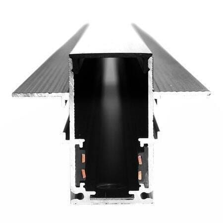 Szyna magnetyczna podtynkowa LL-20D 300cm czarna 12,5mm
