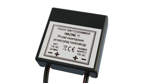 Włącznik do taśm LED TOUCH DIMMER do płyty meblowej 60W/12V 72W/24V