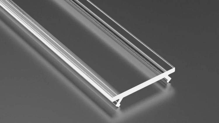 Klosz do profilu LED LUMINES PMMA BASIC V2 transparentny 2,02m