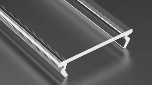 Klosz LED LUMINES DOUBLE PMMA transparentny 2,02m
