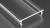 Klosz do profilu LED LUMINES DOUBLE PMMA transparentny 3 m
