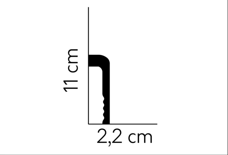 Listwa przypodłogowa regeneracyjna MD005/11 cm