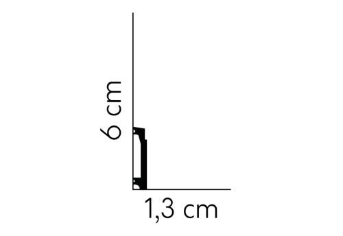 Listwa przypodłogowa MD027 /6cm