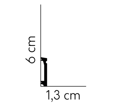 Listwa przypodłogowa Lakierowana MD028P /6cm
