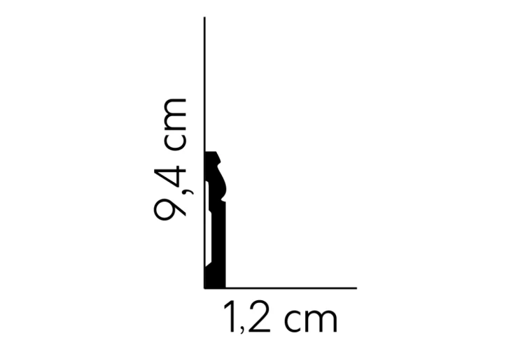 Listwa przypodłogowa MD094 [9,4 cm]