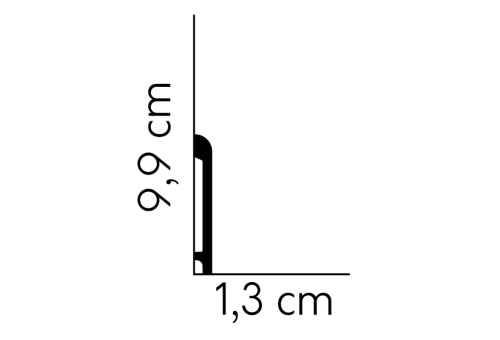 Listwa przypodłogowa MD236/10 cm
