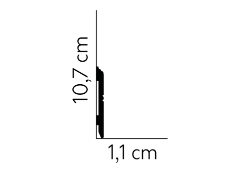 Listwa przypodłogowa MD354 /11cm