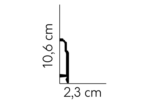 Listwa przypodłogowa MD363 /10cm