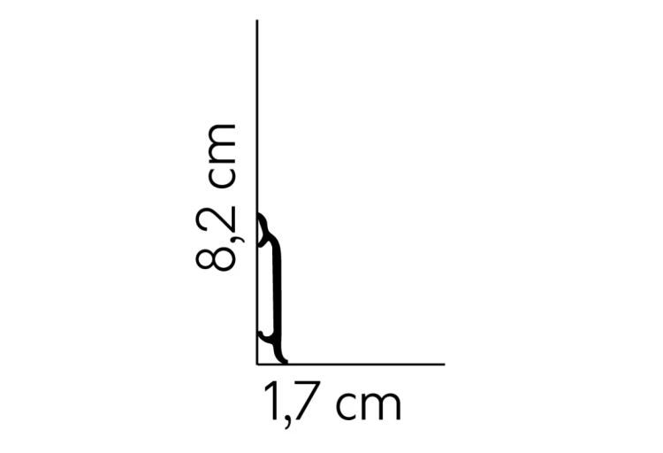 Listwa przypodłogowa MD8300 /8cm