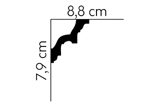 Listwa sufitowa MDA002 ( AA002 )