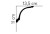 Listwa sufitowa MDA040 ( AA040 )