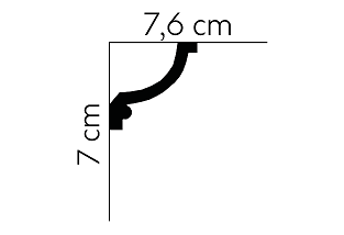 Listwa sufitowa MDA121 ( AA121 )