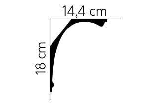 Listwa sufitowa MDB103