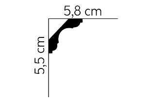 Listwa sufitowa MDB106 ( AB106 )