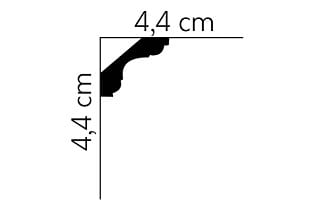 Listwa sufitowa elastyczna MDB112F ( AB112F )