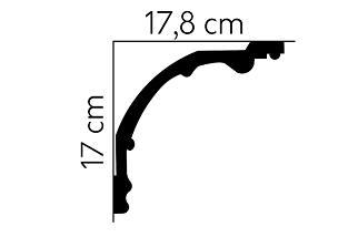Listwa sufitowa MDB128 ( AB128 )