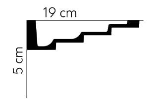 Listwa sufitowa MDB130