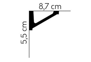 Listwa sufitowa MDB132