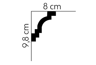 Listwa sufitowa MDB142 ( AB142 )