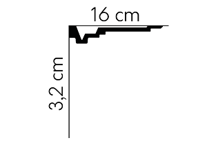 Listwa sufitowa MDB163