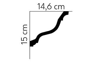 Listwa sufitowa MDB214 ( AB214 )