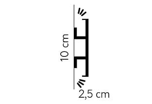 Listwa oświetleniowa dwustronna LED QL017 Pure
