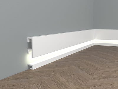 Listwa lakierowana LED QL021P Pure