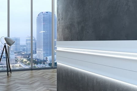 Listwa lakierowana biała QS011P